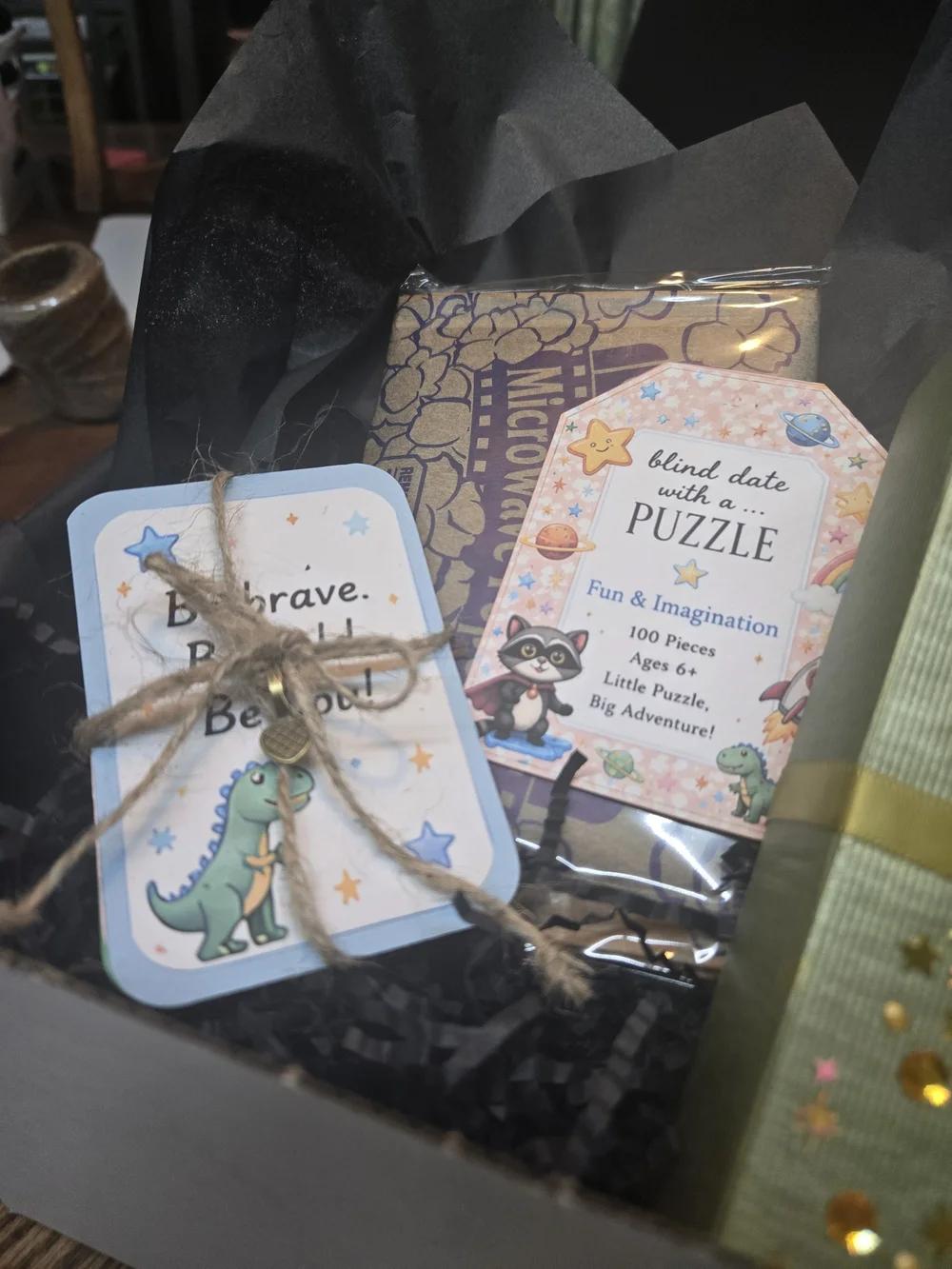 Little Explorer Blue & Green Butterfly Puzzle by